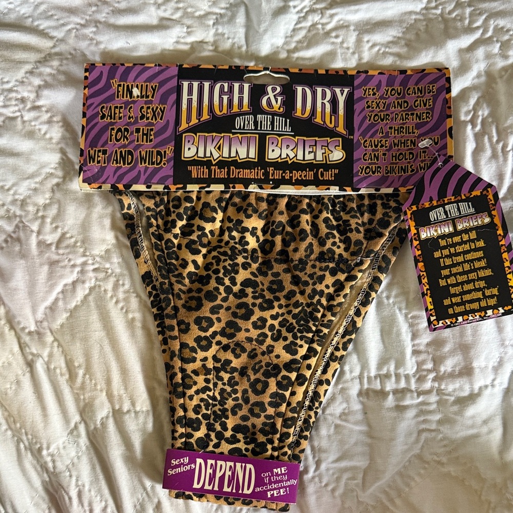 Leopard Print Bikini Briefs